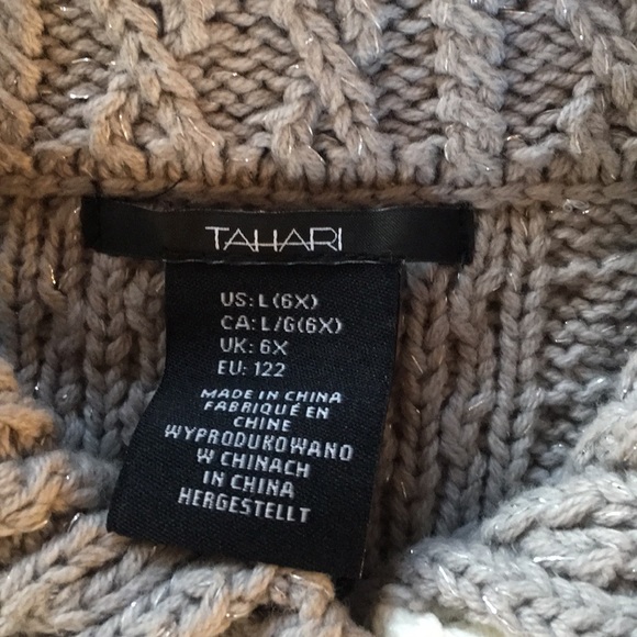 Tahari brand sparkle top - Picture 2 of 5